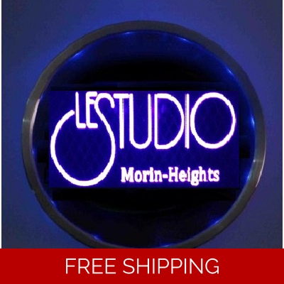 Le Studio Led Light Round Sign Morin-Heights Le Studio Led Light Round Sign Morin-Heights